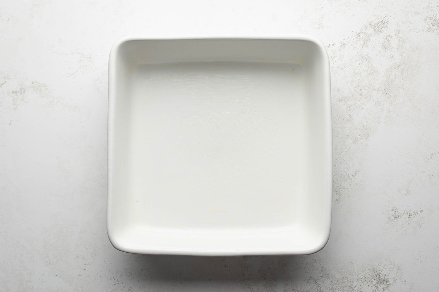 Greased baking dish