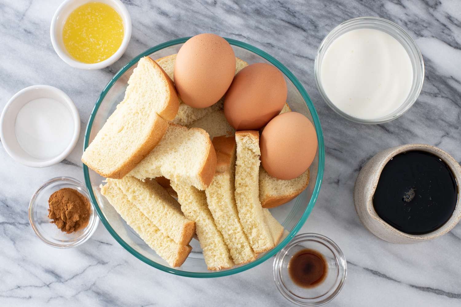 ingredients for air fryer french toast