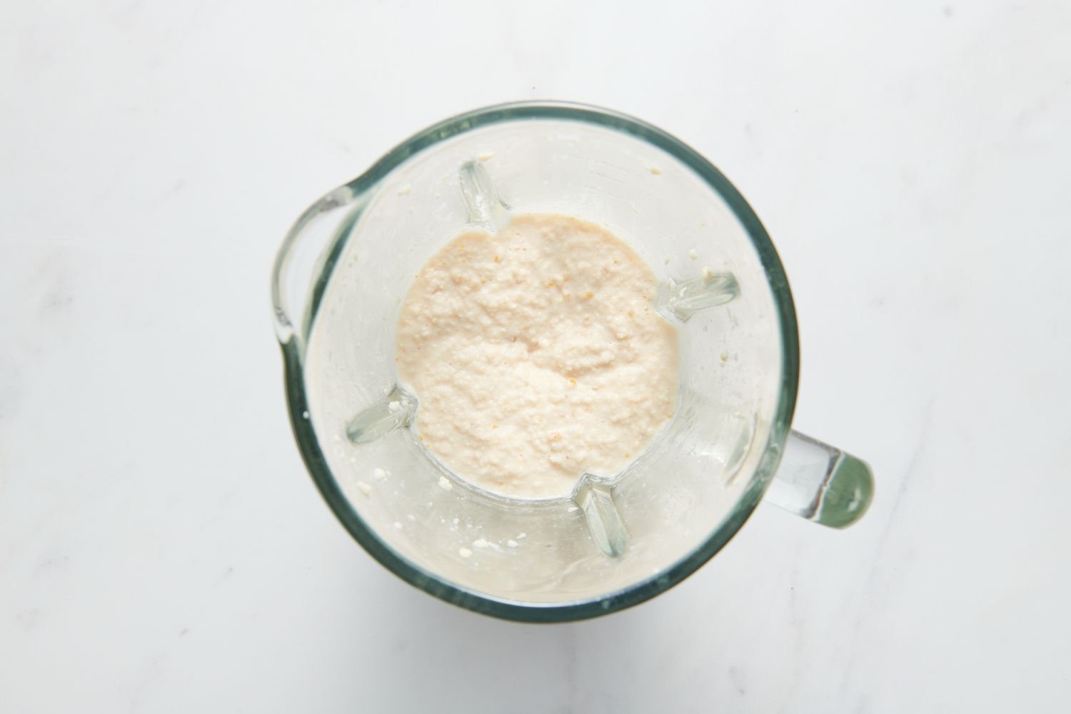 Urad dal batter in a blender