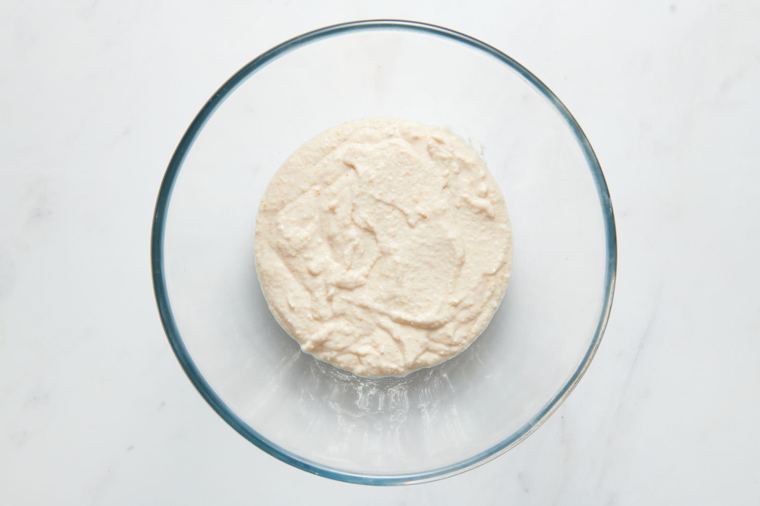 Bowl with urad dal batter for fermentation