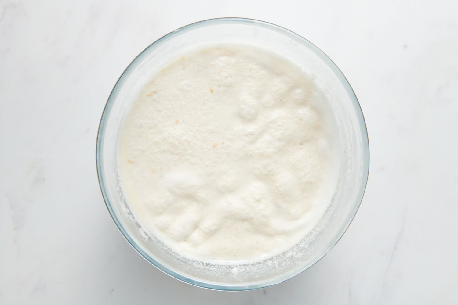 Fermented batter ready for cooking