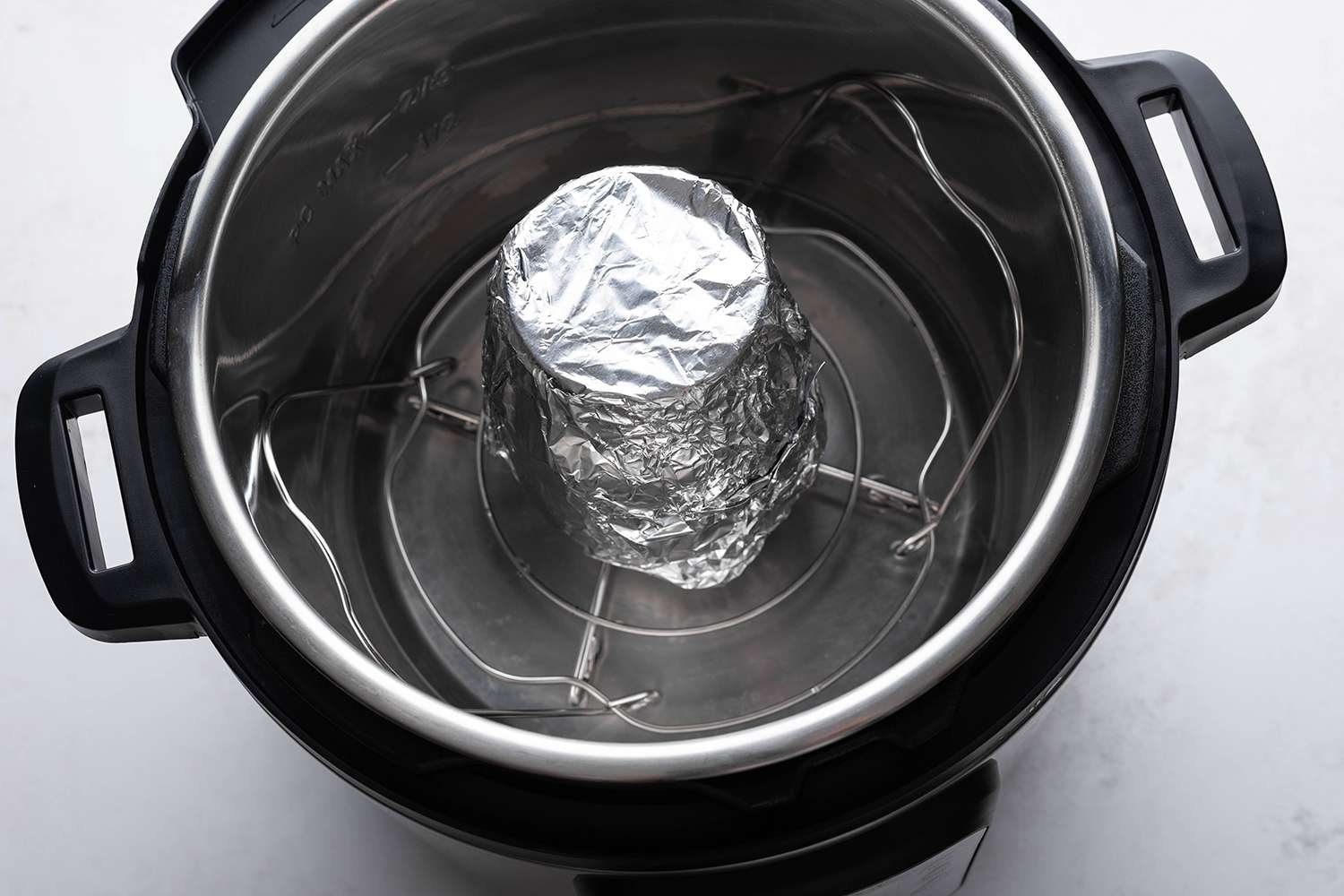 Container placed in an Instant Pot