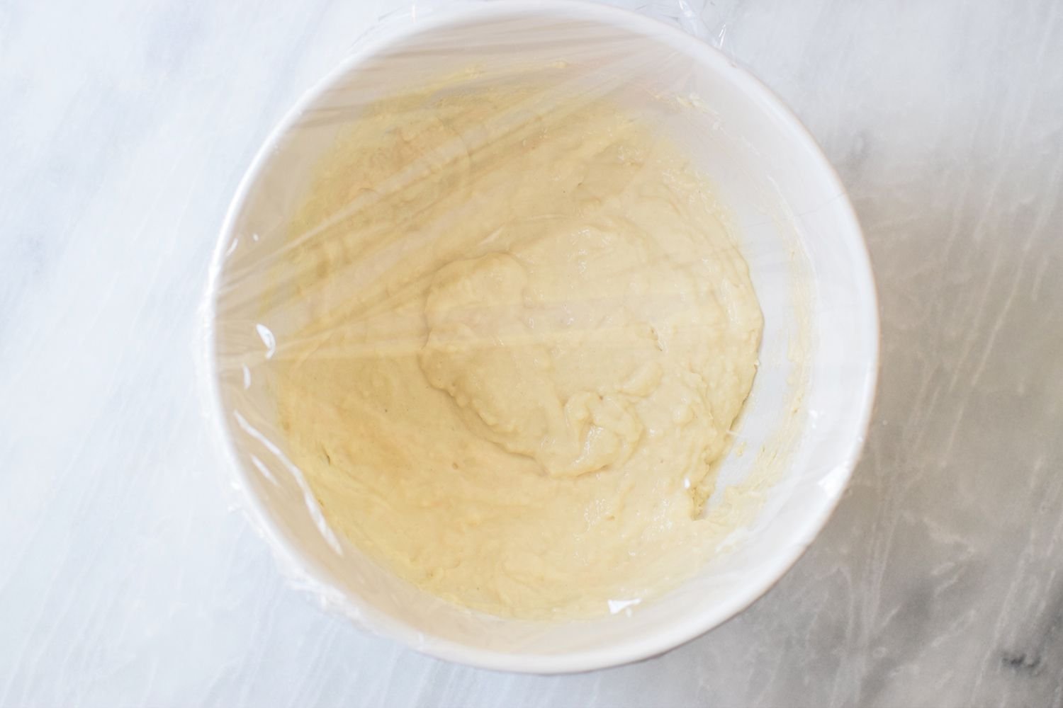 Let the pancake batter rest