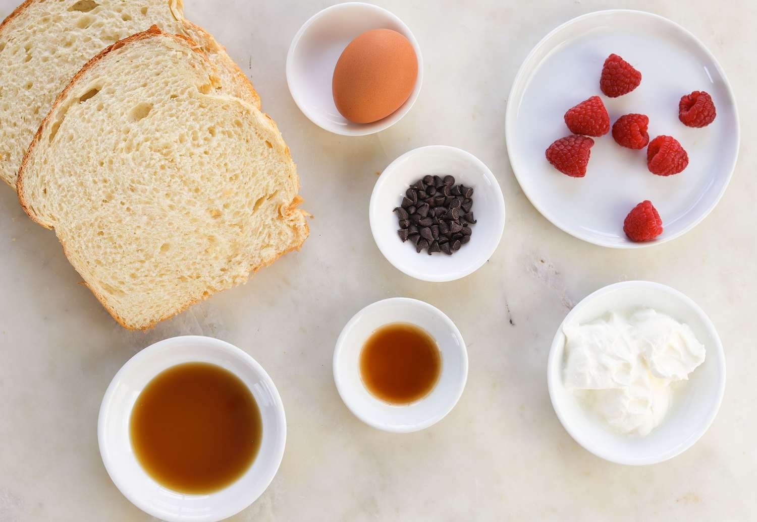 Yogurt toast ingredients