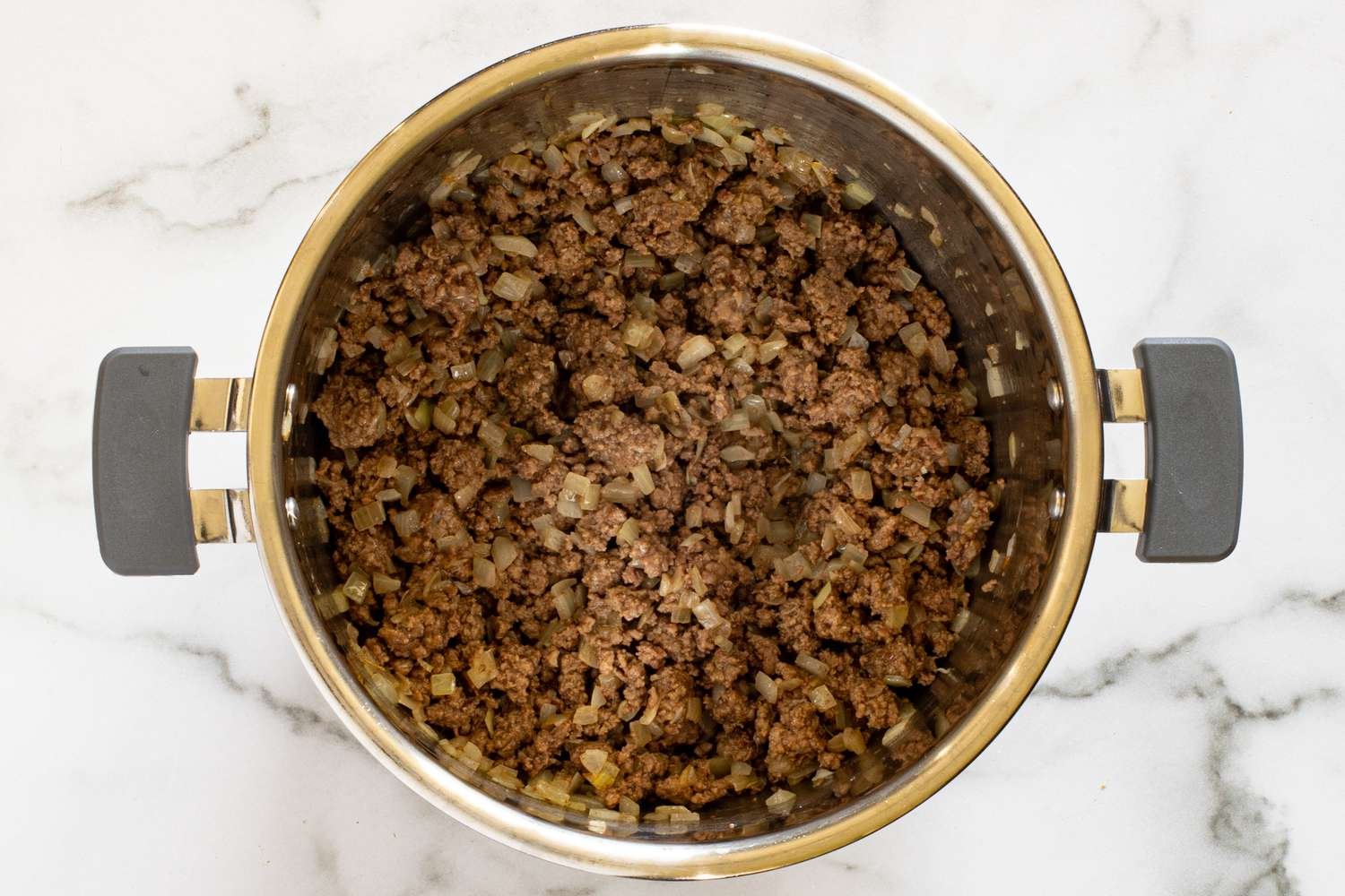 Ground beef in the Instant Pot for chili